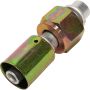 Universal Air Conditioning FT 1310C A/C Refrigerant Hose Fitting -- Aluminum Straight Female Oring Beadlock Fitting