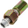 Universal Air Conditioning FT 1310C A/C Refrigerant Hose Fitting -- Aluminum Straight Female Oring Beadlock Fitting
