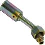Universal Air Conditioning FT 1311SBC A/C Refrigerant Hose Fitting -- Steel 45Âº Female Oring Beadlock Fitting