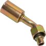 Universal Air Conditioning FT 1312SBC A/C Refrigerant Hose Fitting -- Steel 45Âº Female Oring Beadlock Fitting