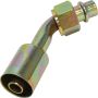 Universal Air Conditioning FT 1313SBC A/C Refrigerant Hose Fitting -- Steel 45Âº Female Oring Beadlock Fitting