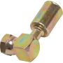 Universal Air Conditioning FT 1322SB-SDC A/C Refrigerant Hose Fitting -- Steel 90Âº Female Oring Beadlock Fitting