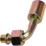 Universal Air Conditioning FT 1323SBC A/C Refrigerant Hose Fitting -- Steel 90Âº Female Oring Beadlock Fitting