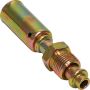 Universal Air Conditioning FT 1401SRBC A/C Refrigerant Hose Fitting -- Steel Straight Male Oring Beadlock Fitting