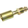 Universal Air Conditioning FT 1402SBC A/C Refrigerant Hose Fitting -- Steel Straight Male Oring Beadlock Fitting