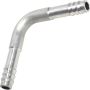 Universal Air Conditioning FT 1612C A/C Refrigerant Hose Fitting -- Aluminum 90Âº Barb Splicer Fitting