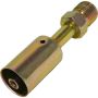 Universal Air Conditioning FT 1801SBC A/C Refrigerant Hose Fitting -- Steel Straight Male Insert Oring Beadlock Fitting