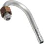 Universal Air Conditioning FT 1934C A/C Refrigerant Hose Fitting -- Aluminum U-Shape Female Oring Barb Fitting