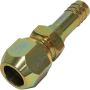 Universal Air Conditioning FT 2683C A/C Refrigerant Hose Fitting -- Steel Straight Compression Barb Fitting