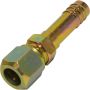 Universal Air Conditioning FT 2684C A/C Refrigerant Hose Fitting -- Steel Straight Compression Barb Fitting