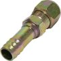 Universal Air Conditioning FT 2685C A/C Refrigerant Hose Fitting -- Steel Straight Compression Barb Fitting