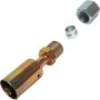 Universal Air Conditioning FT 2901SBC A/C Refrigerant Hose Fitting -- Steel Straight Compression Beadlock Fitting