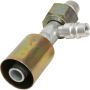 Universal Air Conditioning FT 3033C A/C Refrigerant Hose Fitting -- Alum. Str. Female Oring Beadlock Ftg. w/ Svc Port