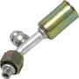 Universal Air Conditioning FT 3113C A/C Refrigerant Hose Fitting -- Alum. 45Âº Female Oring Beadlock Ftg. w/ Svc Port