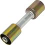 Universal Air Conditioning FT 6107C A/C Refrigerant Hose Fitting -- Aluminum Straight Beadlock Splicer Fitting