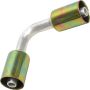 Universal Air Conditioning FT 6122C A/C Refrigerant Hose Fitting -- Aluminum 90Âº Beadlock Splicer Fitting