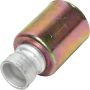 Universal Air Conditioning FT 6600C A/C Refrigerant Hose Fitting -- Aluminum Straight Outer Weld-on Beadlock Fitting