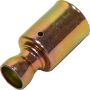 Universal Air Conditioning FT 6603SBC A/C Refrigerant Hose Fitting -- Steel Straight Outer Weld-on Beadlock Fitting