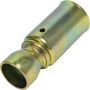 Universal Air Conditioning FT 6603SRBC A/C Refrigerant Hose Fitting -- Steel Straight Outer Weld-on Beadlock Fitting