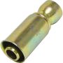 Universal Air Conditioning FT 6603SRBC A/C Refrigerant Hose Fitting -- Steel Straight Outer Weld-on Beadlock Fitting