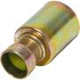 Universal Air Conditioning FT 6605SBC A/C Refrigerant Hose Fitting -- Steel Straight Outer Weld-on Beadlock Fitting
