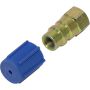 Universal Air Conditioning FT 7609SBC A/C Service Valve Fitting -- Steel Straight Screw-on Service Port Fitting