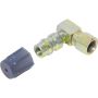 Universal Air Conditioning FT 7612SBC A/C Service Valve Fitting -- Steel 90Âº Screw-on Service Port Fitting