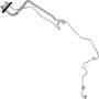 Universal Air Conditioning HA 111352C A/C Suction and Liquid Line Hose Assembly -- Suction and Liquid Line
