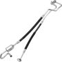 Universal Air Conditioning HA 112377C A/C Manifold Hose Assembly -- Suction and Discharge Assembly