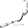 Universal Air Conditioning HA 114418C A/C Suction and Liquid Line Hose Assembly -- Suction and Liquid Line (IHX)