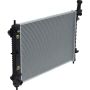 Universal Air Conditioning RA 13007C Radiator -- Crossflow Radiator