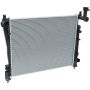 Universal Air Conditioning RA 13204C Radiator -- Crossflow Radiator