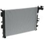 Universal Air Conditioning RA 13249C Radiator -- Crossflow Radiator