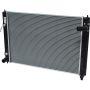 Universal Air Conditioning RA 13284C Radiator -- Crossflow Radiator