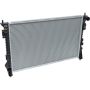 Universal Air Conditioning RA 13308C Radiator -- Crossflow Radiator
