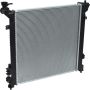 Universal Air Conditioning RA 13506C Radiator -- Crossflow Radiator