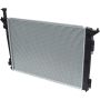 Universal Air Conditioning RA 13508C Radiator -- Crossflow Radiator