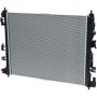 Universal Air Conditioning RA 13682C Radiator -- Crossflow Radiator