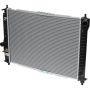 Universal Air Conditioning RA 2873C Radiator -- Crossflow Radiator