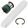 Universal Air Conditioning RD 11117KTC A/C Receiver Drier / Desiccant Element Kit -- Header and Desiccant Bag Kit