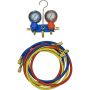 Universal Air Conditioning TO 1665C A/C Repair Tool -- Aluminum Manifold Gauge Hose Set