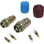Universal Air Conditioning VC 2910C A/C System Valve Core and Cap Kit -- Valve and Cap Kit