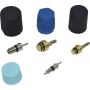 Universal Air Conditioning VC 2914C A/C System Valve Core and Cap Kit -- Valve and Cap Kit