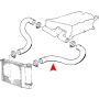 URO Parts 11531721708 Radiator Hose