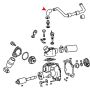 URO Parts 1162030282 Water Pump Return Hose