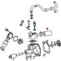 URO Parts 1162034082 Water Pump Return Hose