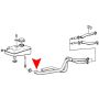 URO Parts 4876371 Heater Hose