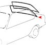 URO Parts 51311913888 Rear Window Seal