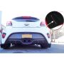 Rally Armor MF24-UR-BLK/SIL Black Mud Flap/Silver Logo