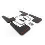 Rally Armor MF65-UR-BLK/RD Black Mud Flap/Red Logo